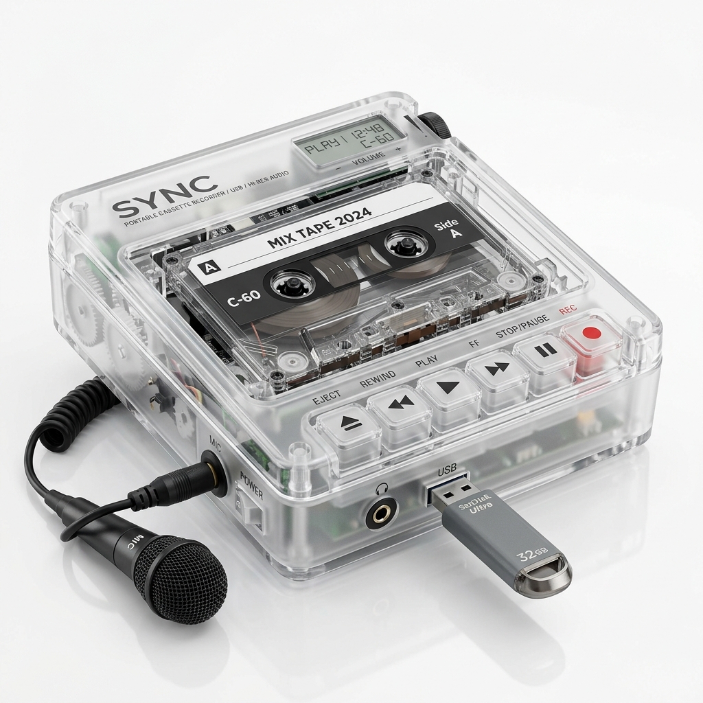 ClearClick Cassette-to-MP3 Converter 3.0